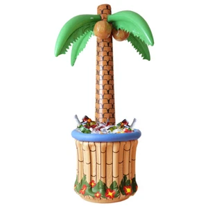 Aufblasbare Palme mit Getränkekühler Partypalme Flaschenkühler Aloha Hawaii Deko - Bild 1 von 2