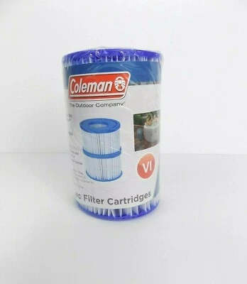 Pack of 2 NEW Coleman Spa Filter Cartridge Type VI - Image 1 of 3