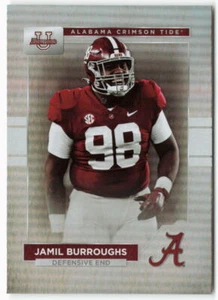 2023 Jamil Burroughs Bowman University Alabama Crimson Tide Silver Foil - Picture 1 of 2