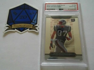 x1 2010 Topps Platinum Rob Gronkowski #122 PSA 10 Gem Mint TexasNerdGames - Picture 1 of 3