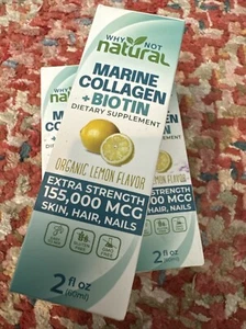 Why Not Natural Liquid Collagen for Women and Men with Biotin - Marine Collagen - Picture 1 of 4