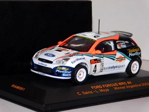 FORD FOCUS WRC MARTINI #4 SAINZ WINNER RALLY ARGENTINA 2002 IXO RAM081 1:43 - Foto 1 di 2