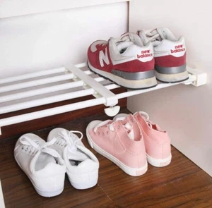 TabEnter Shelf Organizer - Expandable Closet Shelf - Wardrobe/Cupboard/Kitchen - Picture 1 of 7