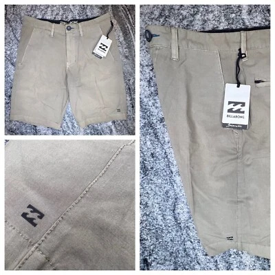 Billabong New Order X Hybrid Chino Shorts Mens 30 Submersibles Stretch Brown DKH - Image 1 of 4