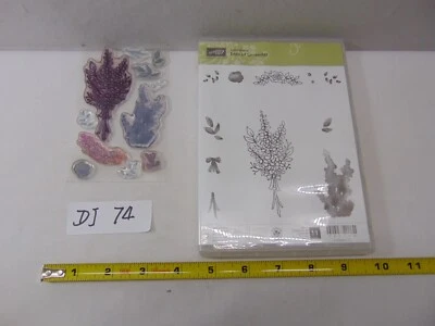 Lote de estampillas de fotopolímero de lavanda para estampar - ramo de flores 147194 usado Foto 1 de 3