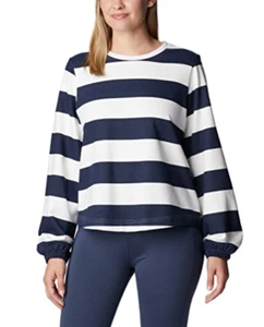 Columbia Mujer Trek Temporada Ft Gráfico Crew Azul Marino Talla XS - Imagen 1 de 4
