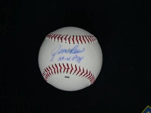 JIM RICE SIGNED BOSTON RED SOX MAJOR LEAGUE BASEBALL INSCRIBED "MVP 78" - Picture 1 of 3