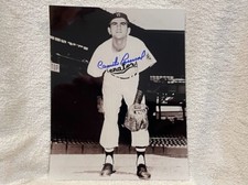 VINTAGE 1950's Camilo Pascual AUTO'D 8x10 B&W Photo, Washington Senators, MINT!