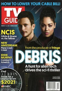 TV GUIDE Magazine March 1-14 2021 Jonathan Tucker Riann Steele Debris NCIS - Picture 1 of 2
