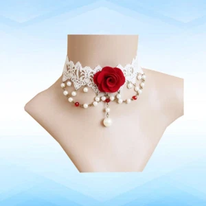 Girlfriend Necklace Valentine's Day Present Flower Clavicle Chain - Picture 1 of 11