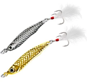 6PCS Metal Jig Fishing Lures Spoon 10g Artificial Trolling Hard Baits Saltwater - Bild 1 von 8