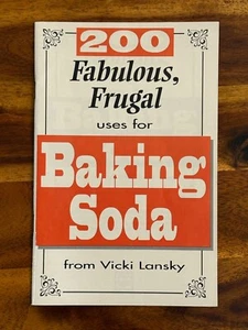 200 Fabulous, Frugal Uses for Baking Soda Vicki Lansky 1996 Tips Booklet Book - Picture 1 of 4