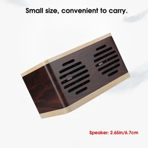 D7 Splicing Wood Grain Subwoofer Mini Bt Speaker With And Charging ESE - Picture 1 of 12