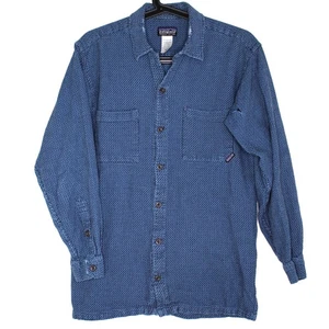 Camisa De Colección Patagonia Para Hombres Pequeña Franela Cepillada Cuello Con Botones B1087 - Imagen 1 de 8