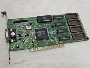 S3 Virge/DX, 86C375, VRAM 2MB, PCI, VGA, Sparkle SP-325A, WORKING CARD - Picture 1 of 6