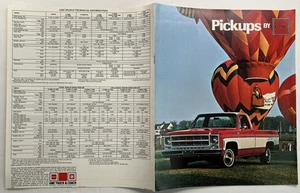 GMC PICKUP 1979 BROCHURE PITTORICA CAMION CABINA E TELAIO MODELLI COUPÉ PARAFANGO - Foto 1 di 4