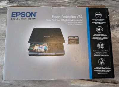 Epson Perfection V39 Color Plano Foto y Documentos USB Escáner Caja Abierta Foto 1 de 4