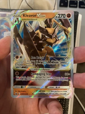 Kleavor VSTAR - SWSH249 - Pokemon Sword & Shield Promo Ultra Rare Holo Card - NM - Image 1 of 2