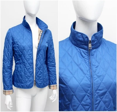 Auténtica chaqueta acolchada para mujer BURBERRY London a cuadros Nova talla S/M Foto 1 de 4