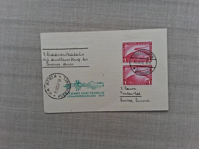 Zeppelinpost, Graf Zeppelin LZ 127, 3.Südamerikafahrt 1931, Si. 133, - Bild 1 von 2
