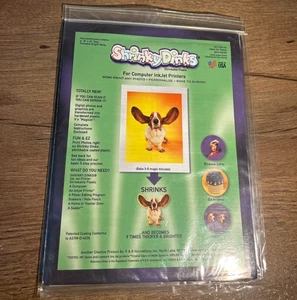 Shrinky Dinks 6 Sheets for Ink Jet Printers Art & Craft Shrinkable Plastic NEW - Picture 1 of 2