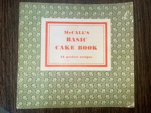 Vintage McCall's Basic Cake Book 12 Perfect Recipes 1953 1st Edition Home Baking - Picture 1 of 18