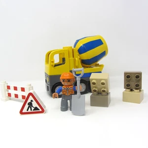 LEGO DUPLO Camion Miscelatore Cemento 4976 Veicolo da Costruzione 2007 — Quasi Completo! - Foto 1 di 10