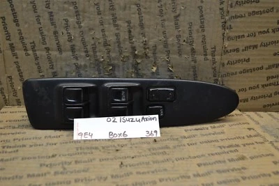 Interruptor maestro Isuzu Axiom 2002-2004 OEM 8972383610 cerradura de ventana de puerta Bx 6 369-9E4 Foto 1 de 4