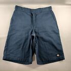 Dickies Shorts Canvas Casual Workwear Utility Long Blue Shorts Mens Size 36