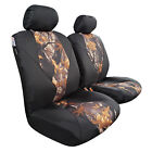 For Honda Pilot Front Car Seat Covers Autumn Camo w/ Black Canvas