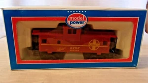 HO Scale Model Power 35' Caboose, Santa Fe Red Safety, #999246 BNOS - Picture 1 of 3