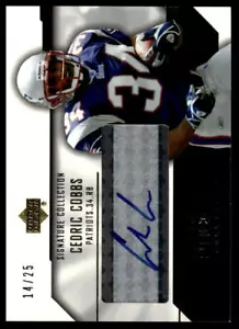2004 UD Diamond Pro Sigs #SC-CC Cedric Cobbs Signature Collection Gold #/25 - Picture 1 of 2
