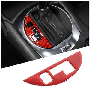 Red Carbon Car Center Control Gear Shift Trim Kit For Mazda MX-5 ND 2016-2023 - Imagen 1 de 10