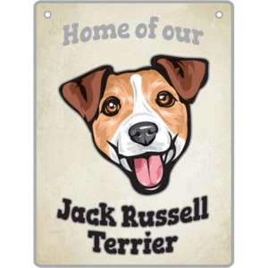 Jack Russell Terrier - Pet Sign Dog Metal Plaque 15*20cm Free Shipping - Picture 1 of 1