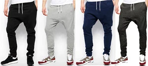 MENS JOGGING TRACKSUIT BOTTOM ACTIVE GYM JOGGERS POCKET BAGGY SWEATPANTS UK SIZE - Picture 1 of 10