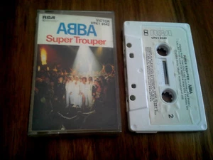 ABBA SUPER TROUPER CASSETTE TAPE AUSTRALIA - Picture 1 of 1