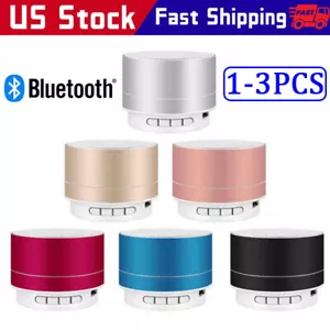 Mini Portable Bluetooth Speaker Rechargeable Wireless Stereo Bass USB/TF/FM Mode - Picture 1 of 13