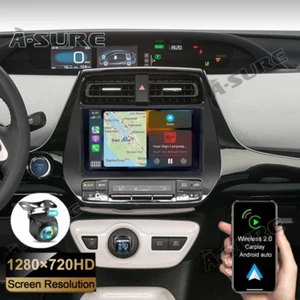 32GB Android 14 Car Radio Stereo For Toyota Prius 2016-2022 Apple Carplay GPS - Picture 1 of 12