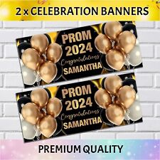 Personalised Prom Night Leavers Graduation Party Banners Decoration N68