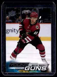 2022-23 Upper Deck Young Guns Matias Maccelli Rookie Arizona Coyotes #216 - Picture 1 of 2