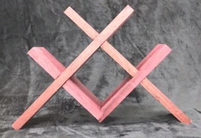 Rack de vinho mogno madeira maciça garrafa de bancada de armazenamento de vinho empilhável (4) - Imagem 1 de 3