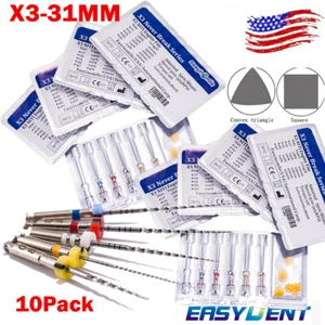 5pc Dental Endodontic Rotary Files Pro X3 root canal file Dental Endo Motor Tips - Picture 1 of 22