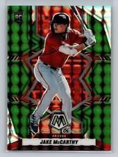 2022 Mosaic Jake McCarthy GREEN PRIZM ROOKIE CARD #203 - Arizona Diamondbacks