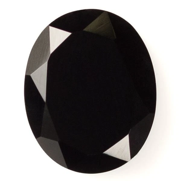 Natural Super Fine Black Onyx - Oval - Brazil - AAAA Grade - Image 1 of 1