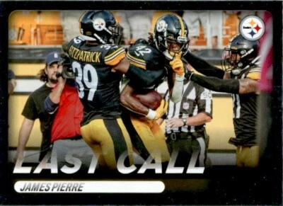 2022 Panini Absolute Last Call James Pierre #LC-20 Pittsburgh Steelers - Image 1 of 2