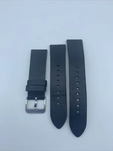 Genuine Samsung Gear S3 Leather Watch Band - 22mm Black - S & L - OEM Authentic - Picture 1 of 2