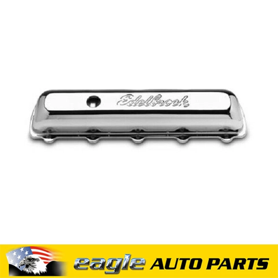 Edelbrock Signature Series Chrome Rocker Covers Oldsmobile 330 - 455 # ED4485 - image 1 of 1
