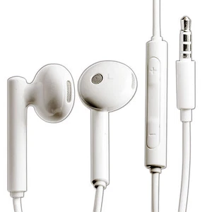 Huawei AM115 Handy Stereo Headset Kopfhörer Freisprecheinrichtung in Weiß - Bild 1 von 10