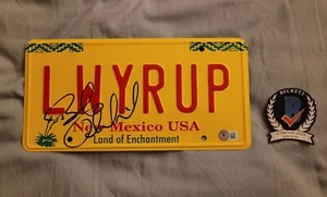Bob Odenkirk signed LWYRUP License Plate Beckett BAS COA #BL16835 Breaking Bad - Picture 1 of 5