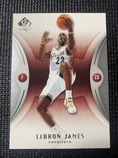 2006-07 Upper Deck SP Authentic #13 LeBron James Premium Basketball Card Cavs